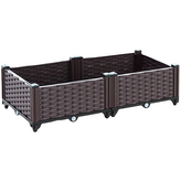 棕方格 單二聯 80x40x23cm × 1套