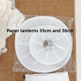6. 종이등 50cm+35cm 【 하이 퀄리티❤빠른 배 × 1개