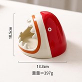 紅色鯊魚頭 × 1個