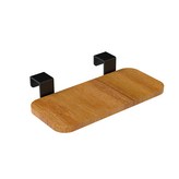 實木本色-黑色掛勾-20cm檯面 × 1個