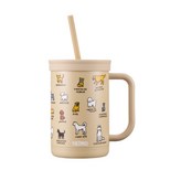 [AK원주점][써모스]더 콤팩트 스트로 컵앤텀블러 600ml TKHA-600KC-DOG