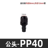 PP40 12mm公頭 5個 × 1個
