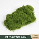 가짜털 청 moss-산포장 중녹색 0.2kg × 1개