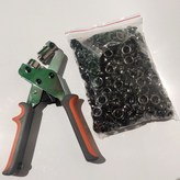 10mm內徑扣眼鉗+500發灰扣 × 1個