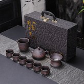 紫陶浮雕十一件套-祥雲套裝 × 1個