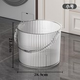 小號透明 豎條紋特厚款 鋼化防摔 × 1個