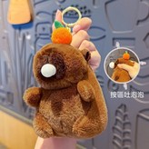 水豚卡皮吹泡泡 棕色