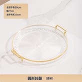 A圓形透明金邊條紋:如圖 × 1個