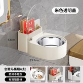 煙灰缸 奶白透明【壁掛+桌面+煙扣】送壁掛貼 × 1個