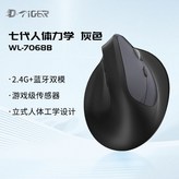 【灰黑雙色】雙模電池款（不含電池）7068【七代垂直人體工學】 × 1個