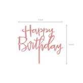 【玫瑰金】生日快樂 × 1個