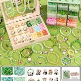 升級首飾盒款 - 進階版 - 8色400顆 9宮格 單層米白色 × 1個