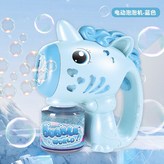 小馬獨角獸泡泡機-天空藍【10個袋子裝】無電池【需要自己配】 × 1個