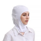 白色,涼感頭套帽 1只 × 1個
