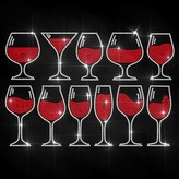 와인 글라스 디자인 × 1개