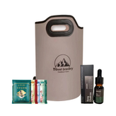 【咖啡色】泡腳桶+生薑精油 送足浴包 × 1個