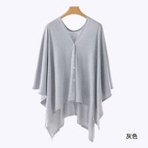 一衫多用灰色開衫形哺乳巾 × 1個
