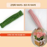 올리브그린 100개 + 핑크제이드 100개 × 1개