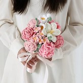 手捧花束仙女粉 成品 × 1個