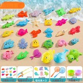 52件套-42魚+3感應魚+2海豚竿+2大網撈+2桶:如圖 × 1個