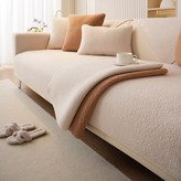 FXD純色泰迪絨(墊)-米白,70*70cm（可用作扶手和靠背） × 1個