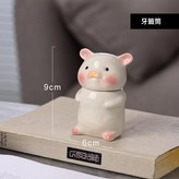 標準 小豬陶瓷牙籤筒 × 1個