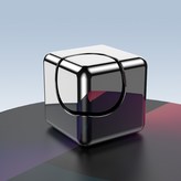 指尖魔方陀螺 -銀色:裸品OPPO袋子(中文) × 1個