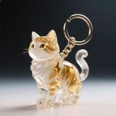 金漸層, 銀色鑰匙扣 × 1個