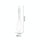 加厚9寸米白色打蛋器:如圖所示 × 1個