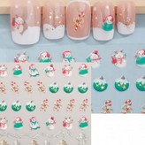 5D 크리스마스 쁘띠 네일스티커 C (588) × 1개