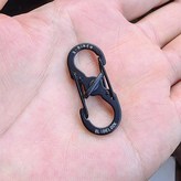 精緻S扣純色黑色1個裝 × 1個