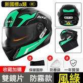 GB811 - 2022 颶風綠 - 雙鏡 新國標A類 如圖所示 × 1