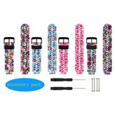 꽃무늬 프린트 4장 × 1개