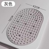 極簡灰實心軟膠70×42cm × 1個