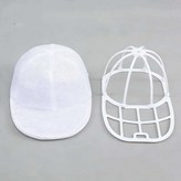 帽子洗護袋白色 帶帽簷支架 × 1套