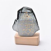 灰色甲骨文天氣瓶+發光底座:灰色甲骨文天氣瓶+發光底座 × 1個