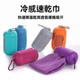 冷感運動巾 淺灰毛巾+矽膠套 × 1個