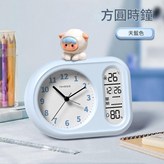 天藍色 公仔款方圓鬧鐘 孩子的好幫手 × 1個