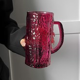 樹紋啤酒杯【玫紅】,401-500毫升 × 1個