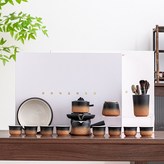 海浪自動茶具大套組-漸變土色 × 1個