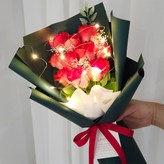 10송이 딥그린 × 1개