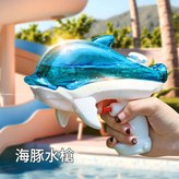 約19cm 350ml透視海豚藍 × 1個