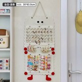 【白色】耳飾格+豎條收納/30*63.5 × 1個