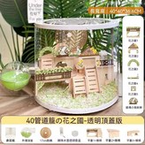 花之國管道籠-3透明頂蓋款 × 1套