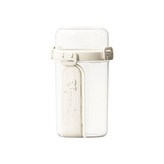 雙層水果杯（贈送叉勺810ML）奶白色 × 1個