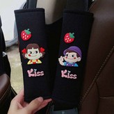 不二家毛絨黑一對 × 1個