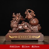 小號福運貔貅木紋色:如圖所示 × 1件