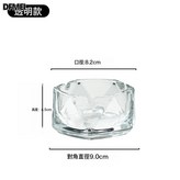 JB03六角菸缸【透明】:如圖 × 1個