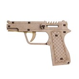 장난감 고무줄 총 베레타권총 × 1개