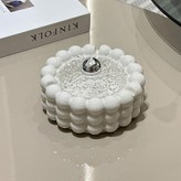連珠菸灰缸-奶白+圓珠蓋子:如圖 × 1個